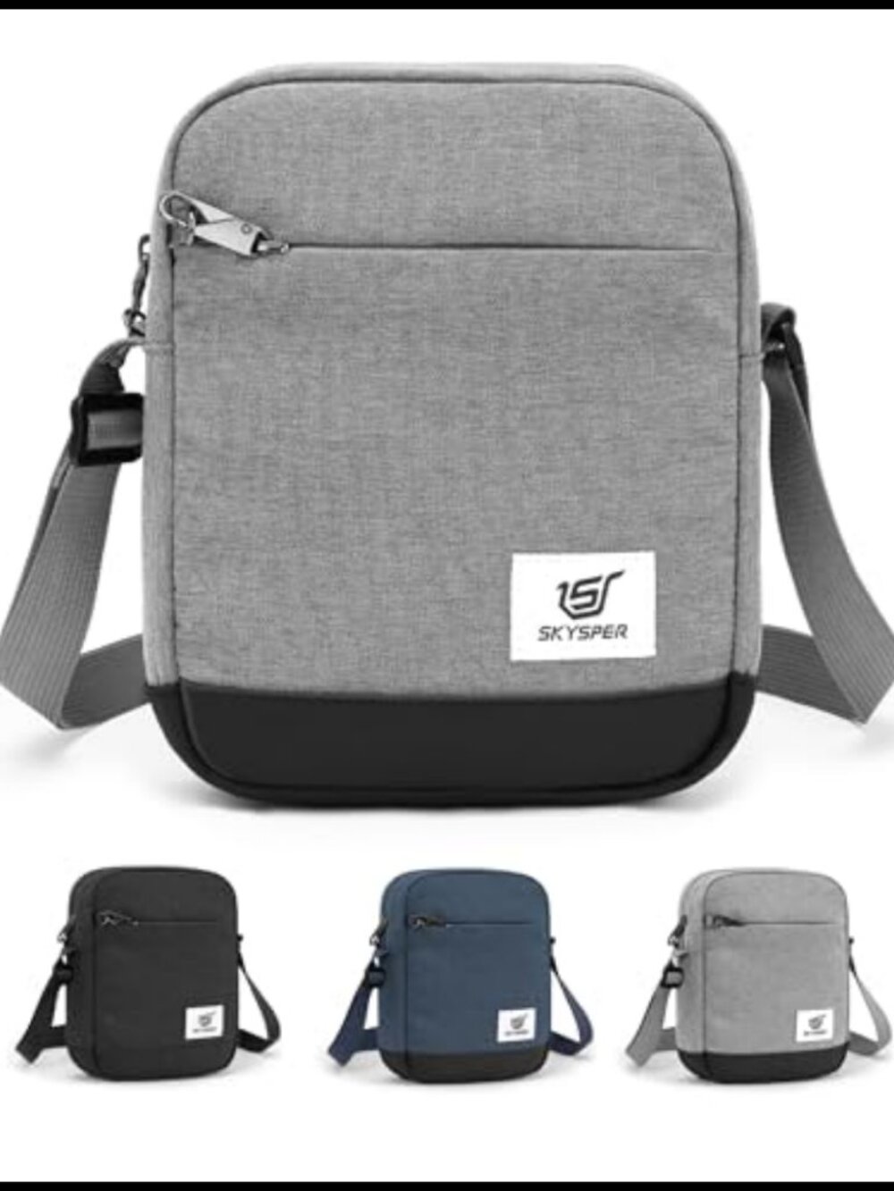Anti Theft RFID Crossbody Sling Bag Mini Travel Purse Water Resistant